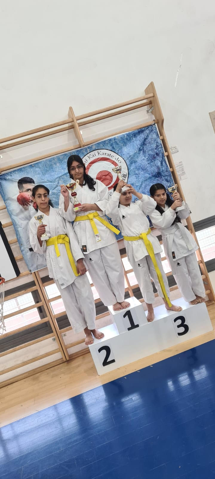 بطولة الكراتيه القطرية في الطيرة من تنظيم مدرسة hosni kai karate